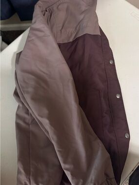 Volcom Two-Tone Jacket in Mauve and Plum